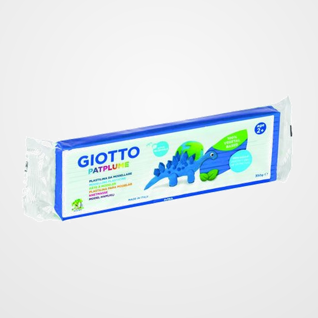 PLASTILINA PATPLUME 350GR CAJA 12 PASTILLAS AZUL OSCURO