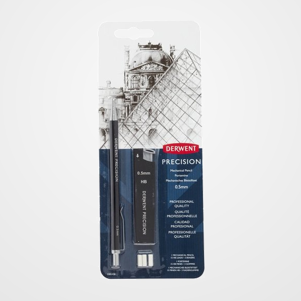 PORTAMINAS DERWENT PRECISION METALICO HB 0,5 mm