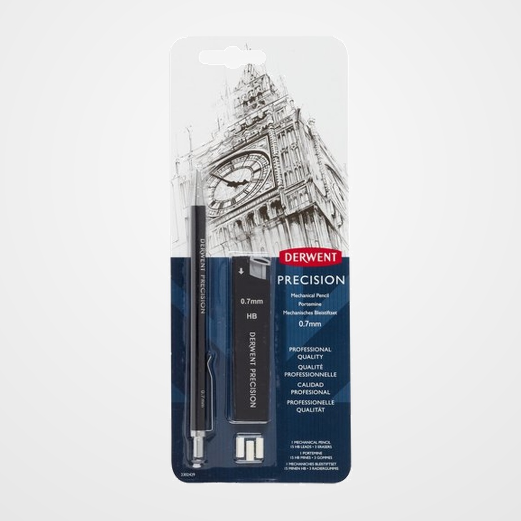 PORTAMINAS DERWENT PRECISION METALICO HB 0,7 mm
