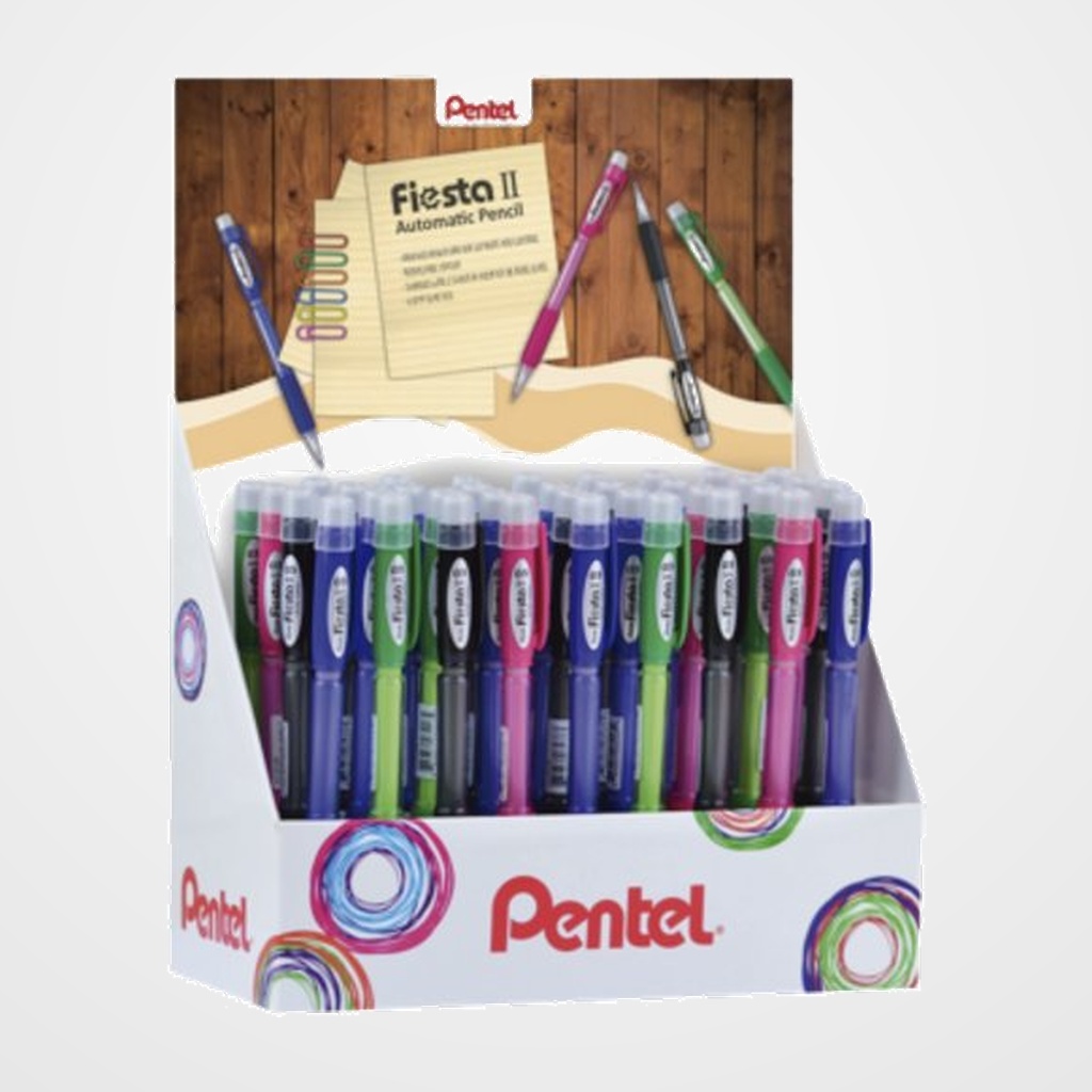 PORTAMINAS PENTEL FIESTA AX125 0.5 mm EXPOSITOR DE 36