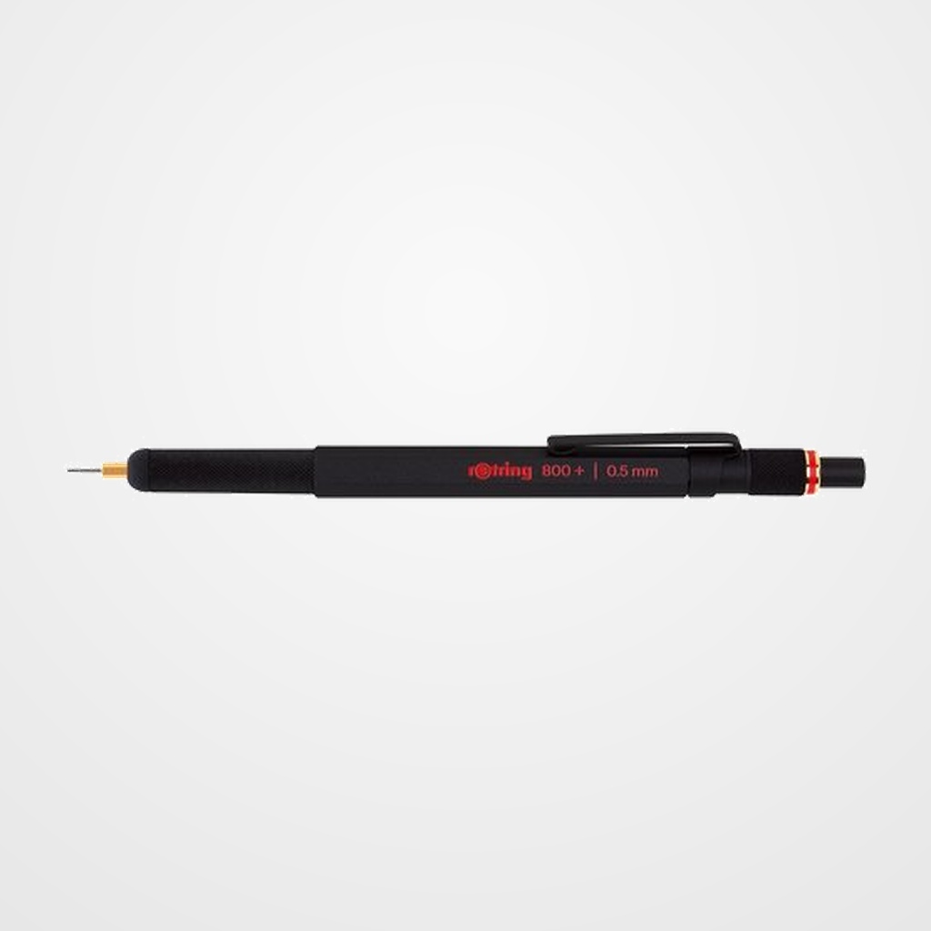 PORTAMINAS ROTRING 800+ STYLUS 2 EN 1 0,5 mm cuerpo NEGRO