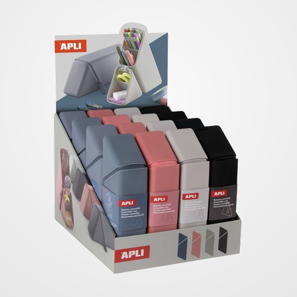 PORTATODO APLI UP NORTH SILICONA CONVERTIBLE EXPOSITOR DE 16