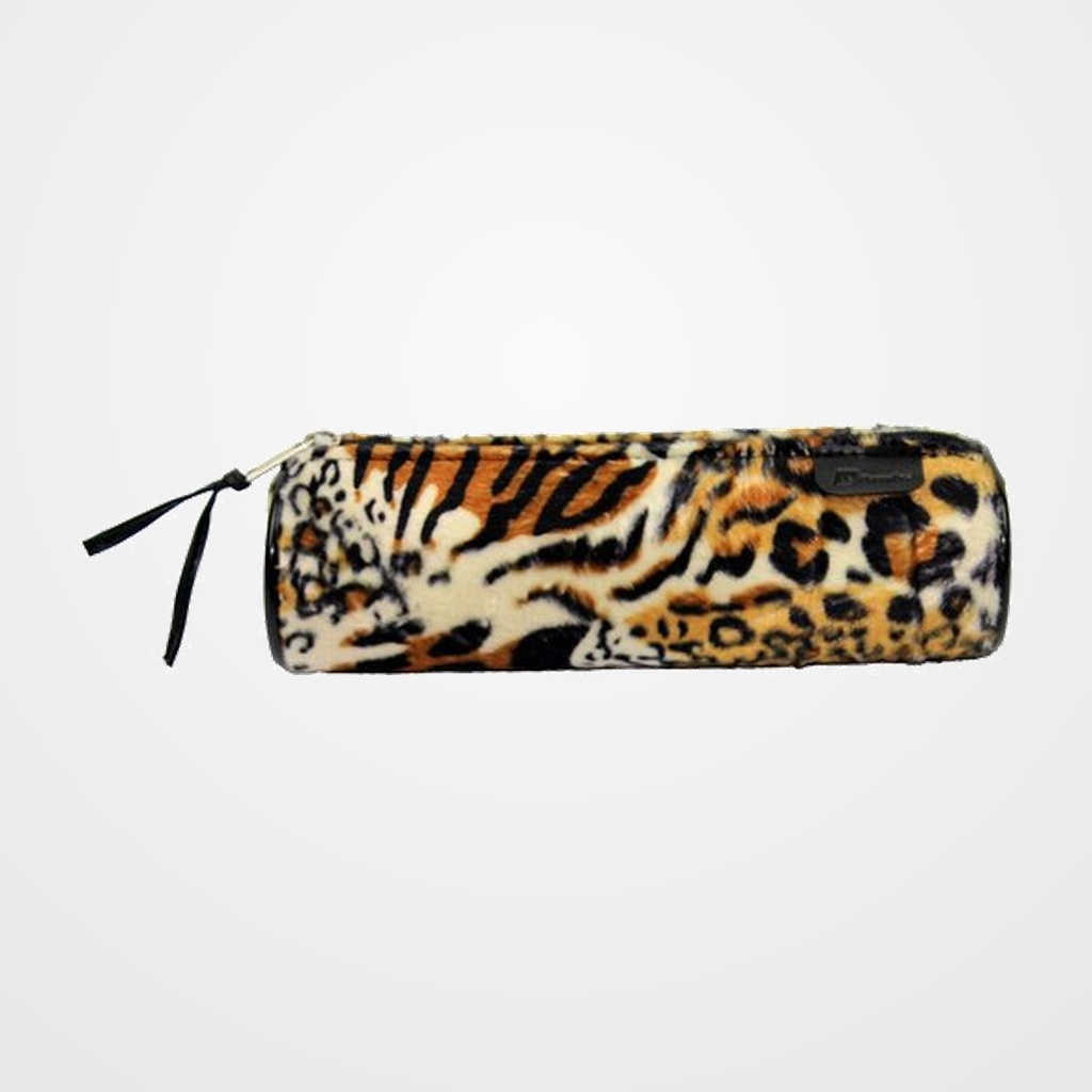 PORTATODO IBERPLAS REDONDO 22x6,5 ANIMAL PRINT LEOPARDO