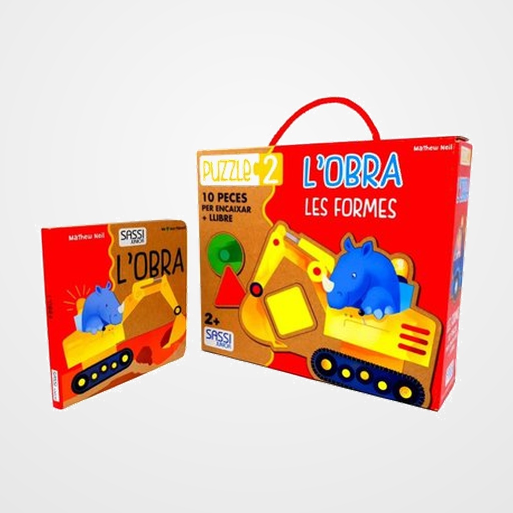 PUZLE SASSI MANOLITO BOOKS L´OBRA LES FORMES - CAT 10 PIEZAS (+2 años)