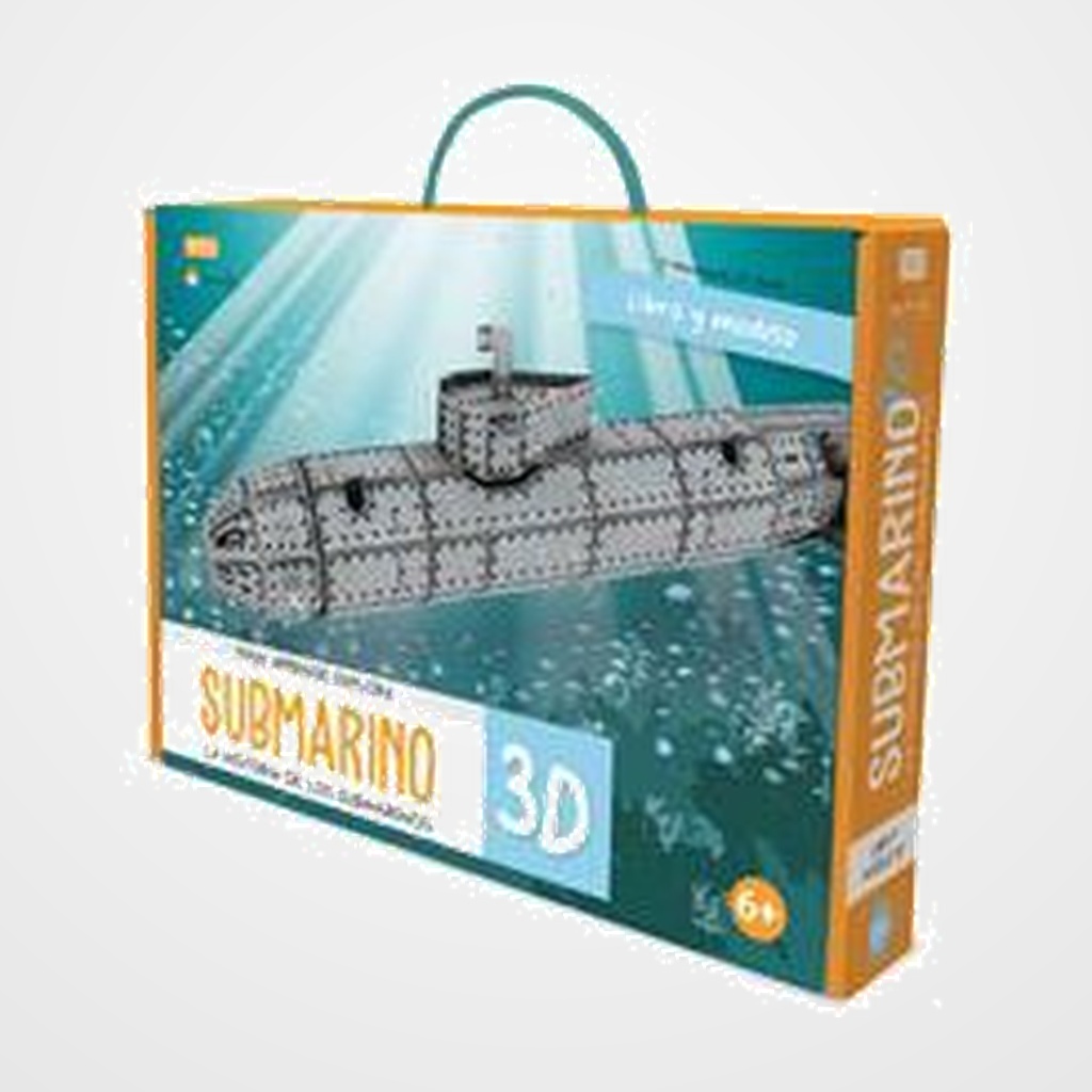 PUZLE 3D Y LIBRO SASSI MANOLITO BOOKS CONSTRUYE EL SUBMARINO 3D  (+6 años)