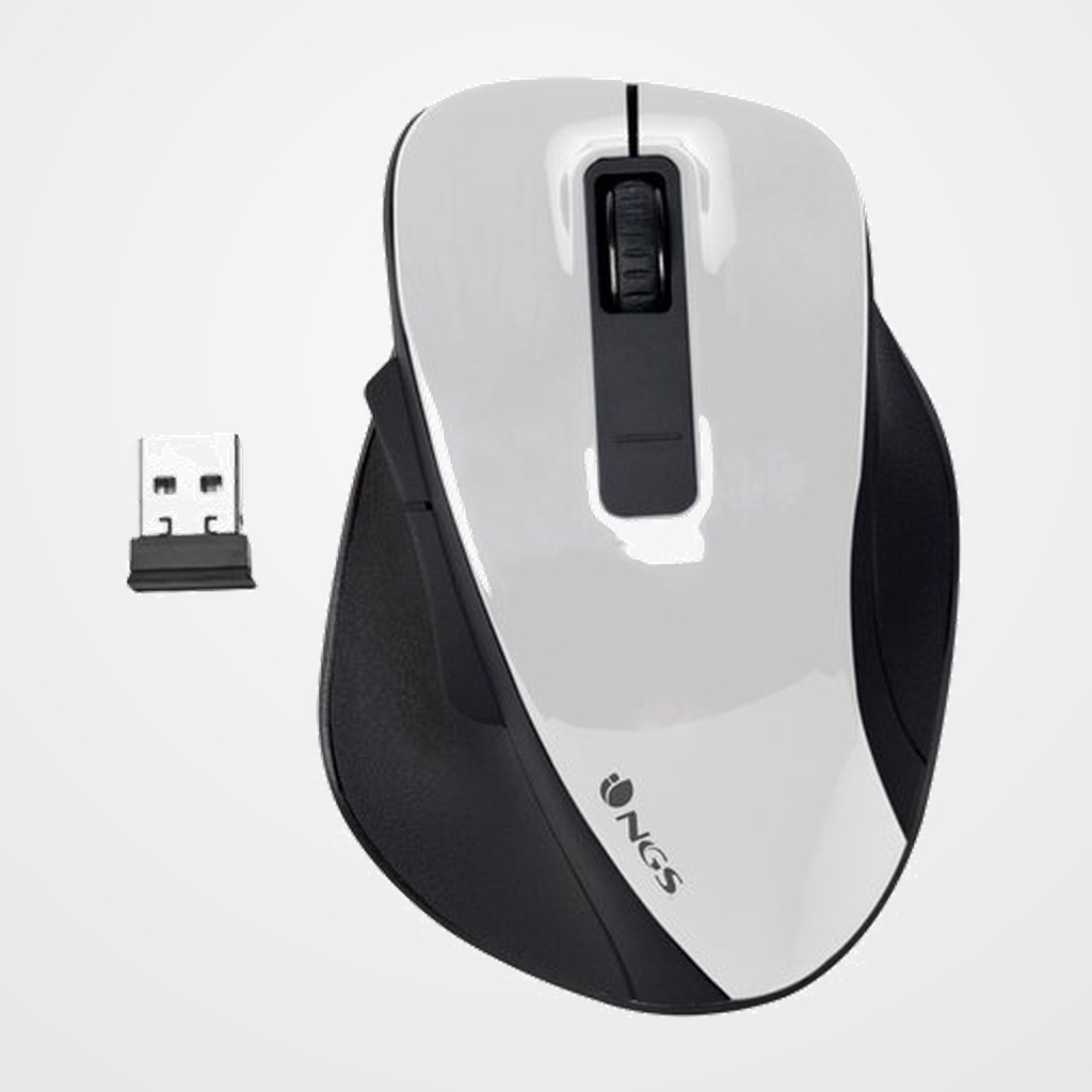 RATON NGS BOW OPTICO USB BLANCO