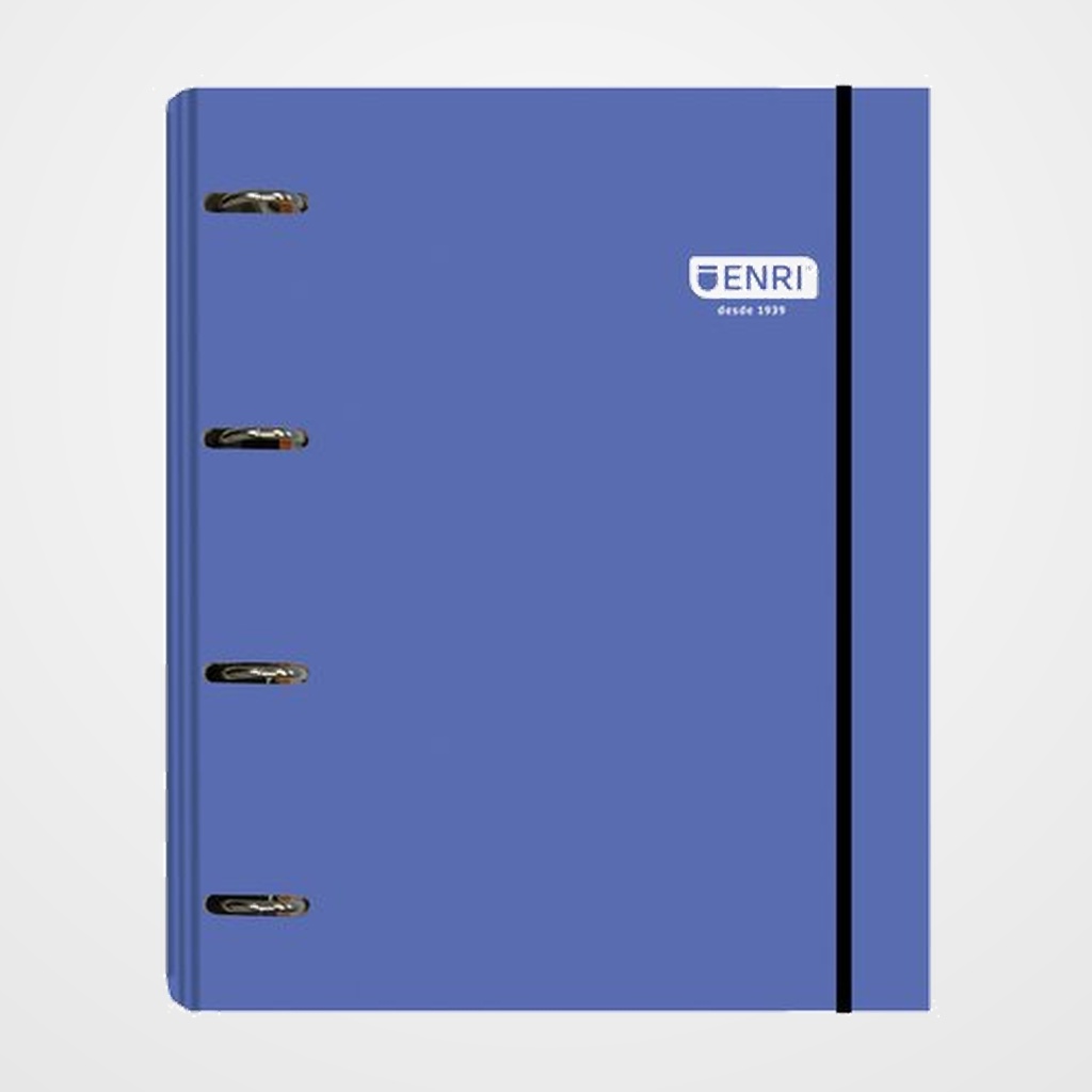 CARPEBLOC ENRI A4 4 an.MIXTAS 35mm con RECAMBIO 100 hj. 80g. CUADRIC.5x5 AZUL