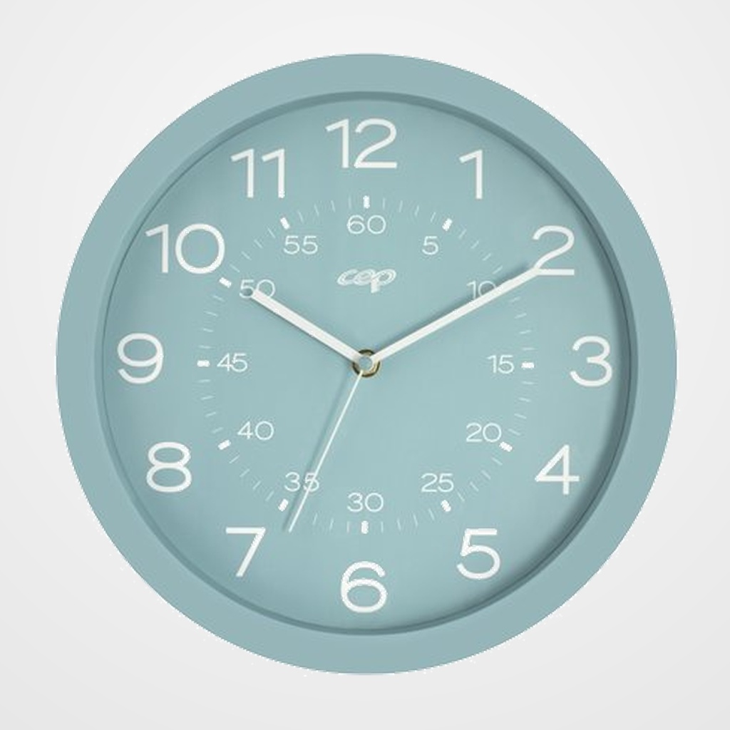 RELOJ DE PARED  CEP ANALOGICO 820 Ri 30 CM MENTA