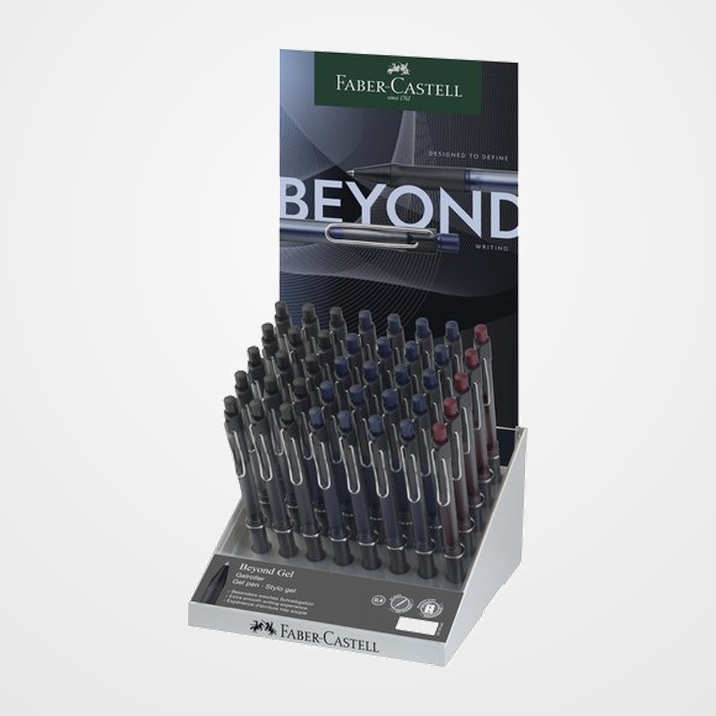 ROLLER RT. FABER-CASTELL BEYOND GEL EXPOSITOR de 40
