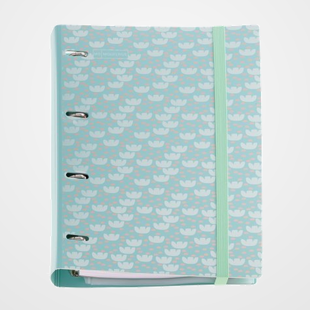 [10405346] CARPEBLOC MIQUELRIUS LIFESTYLE POLYFOAM A4 4 an.MIXTAS 35mm con REC.100 hj. 90 gr. MINT LEAVES