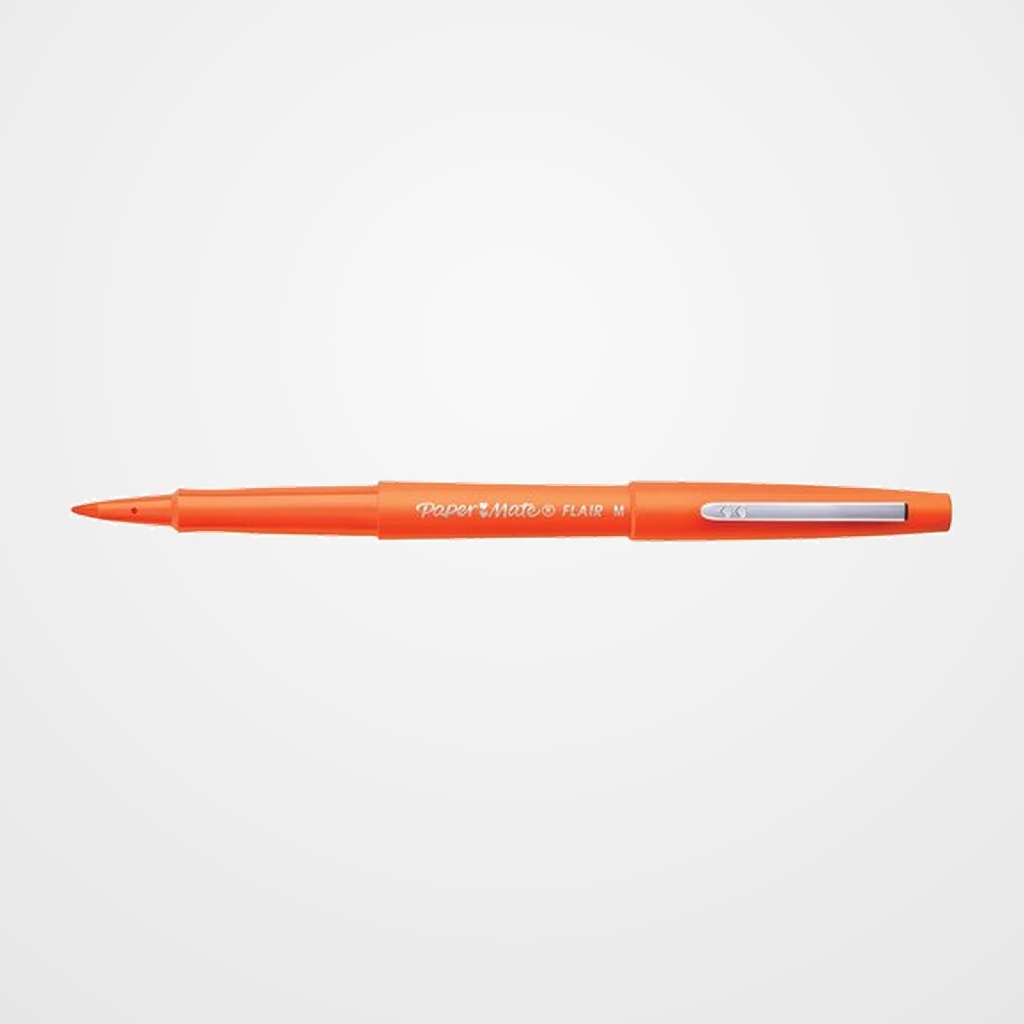 ROTULADOR FIBRA PAPER MATE FLAIR ORIG.M (1,1)  NARANJA