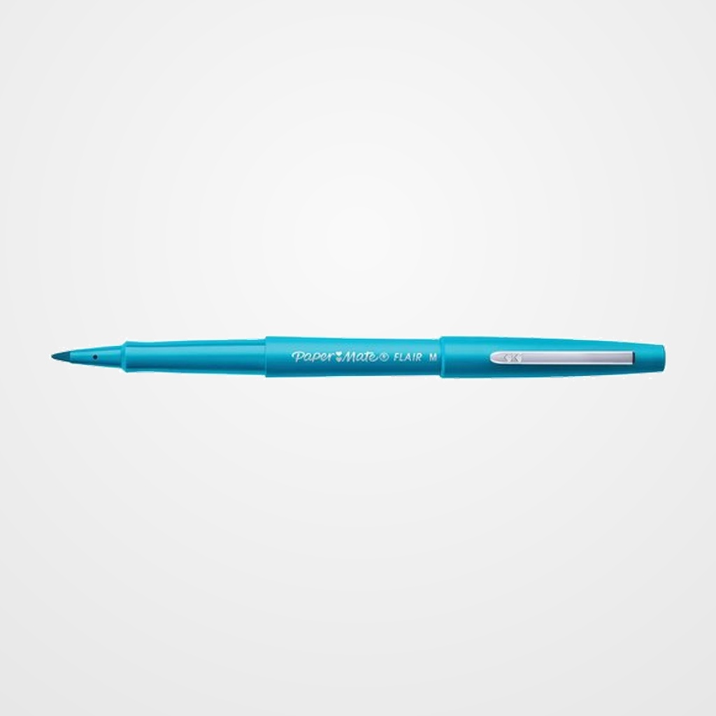 ROTULADOR FIBRA PAPER MATE FLAIR ORIG.M (1,1)  TURQUESA