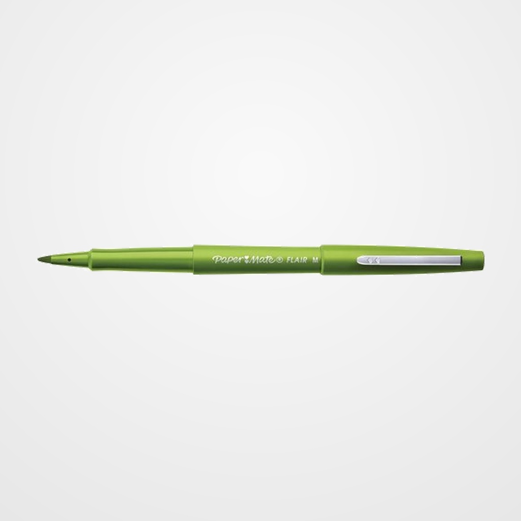 ROTULADOR FIBRA PAPER MATE FLAIR ORIG.M (1,1)  VERDE LIMA