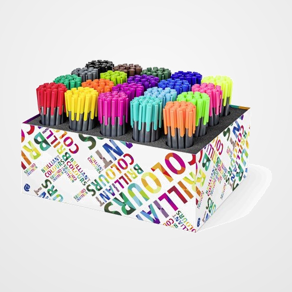 ROTULADOR FIBRA STAEDTLER  334 TRIPLUS FINELINER EXPOSITOR de 300