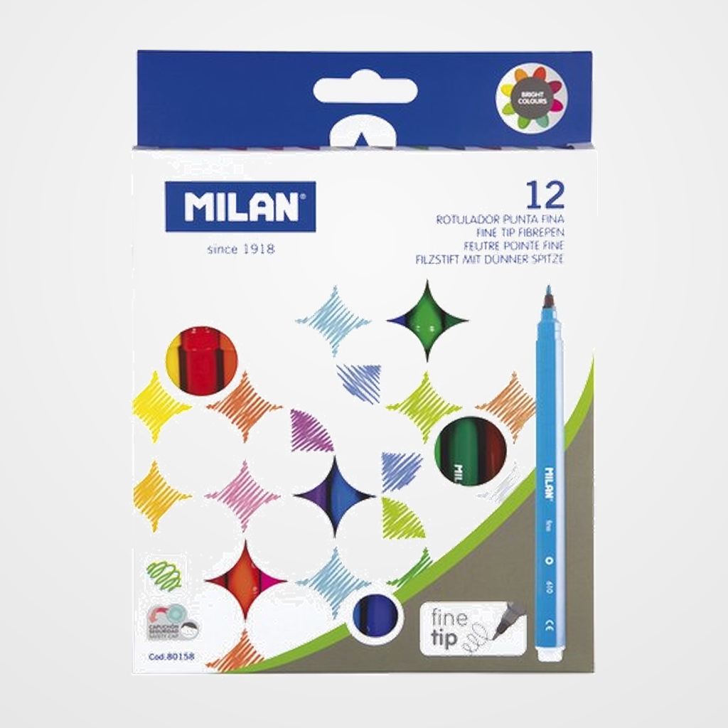 ROTULADOR MILAN 610 ESTUCHE DE 12