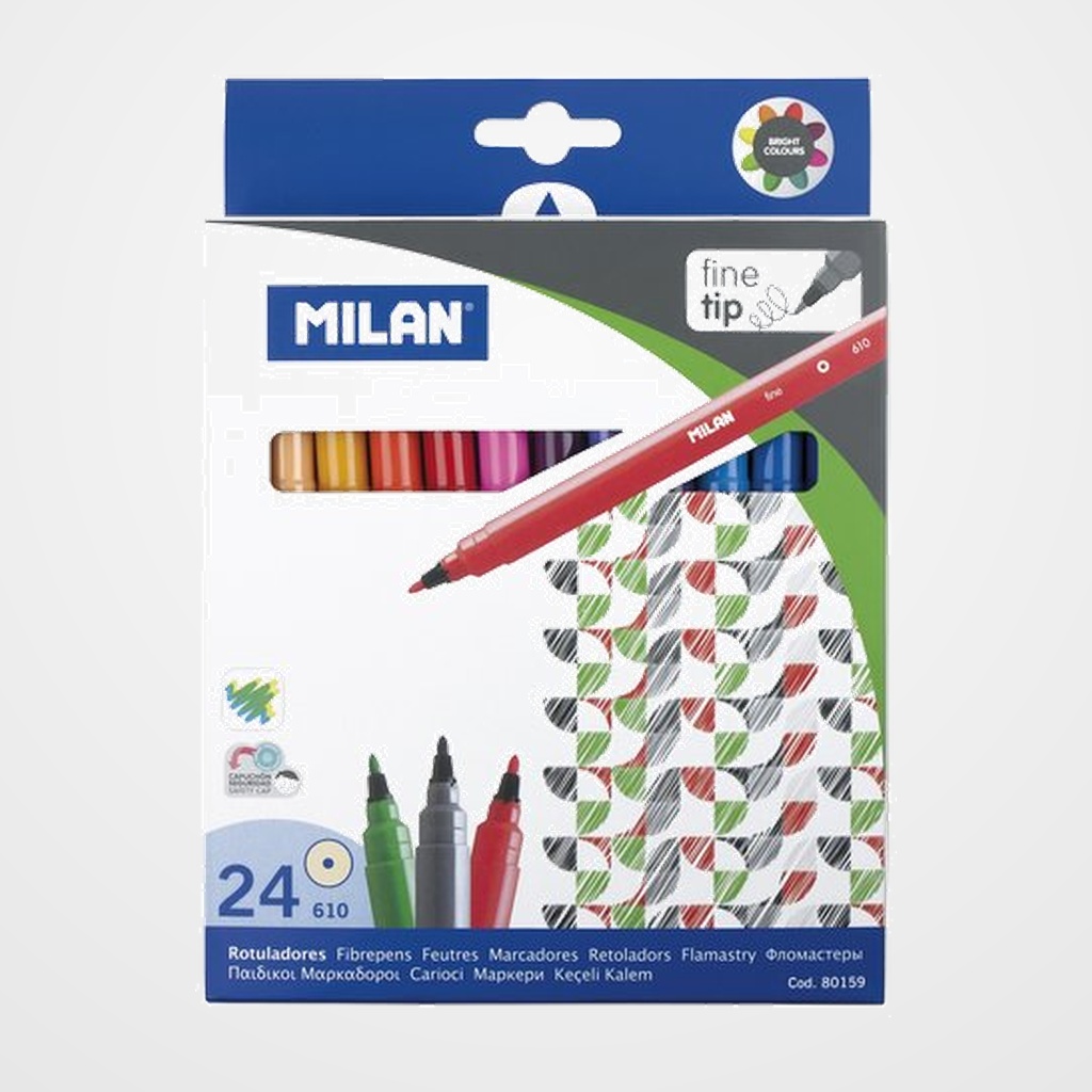 ROTULADOR MILAN 610 ESTUCHE DE 24