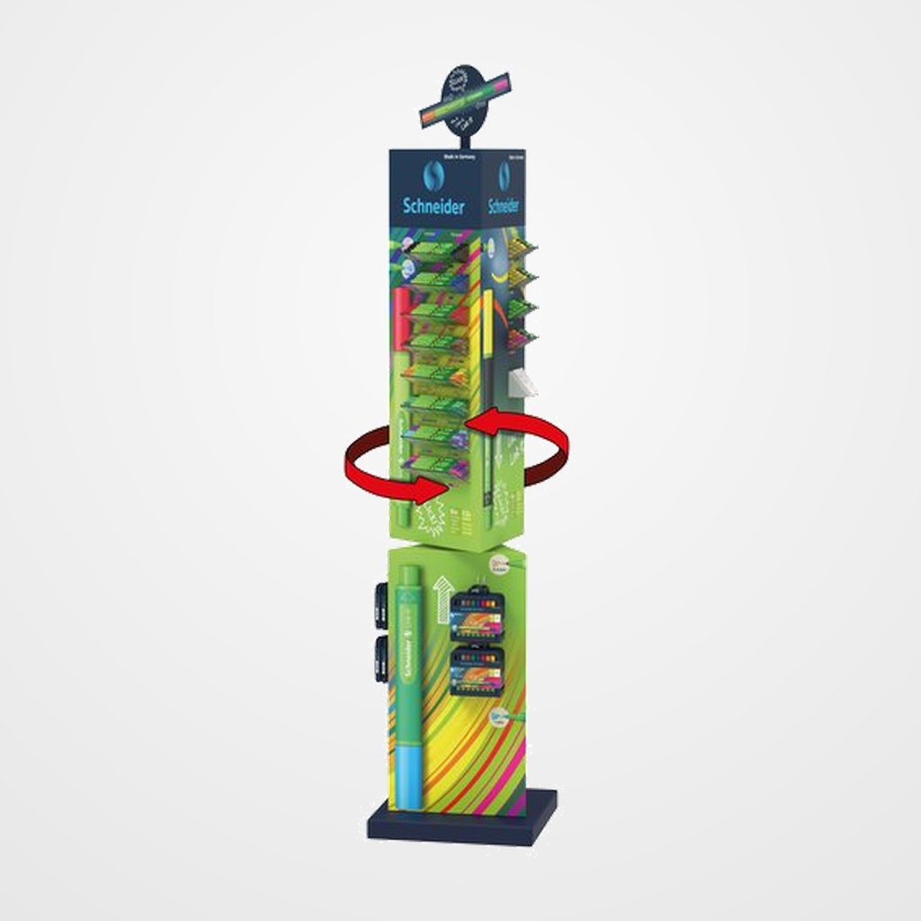 ROTULADOR SCHNEIDER LINK-IT MODULAR SURTIDO EXPOSITOR de 376 104x FINELINER 0,4 104x ROTULADOR 1,0 128x SLIDER  40x  MARCADOR