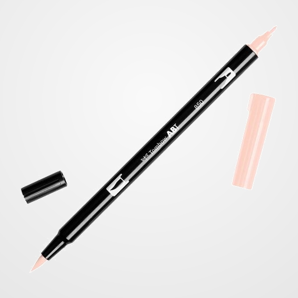 ROTULADOR TOMBOW DOBLE PUNTA PINCEL CARNE