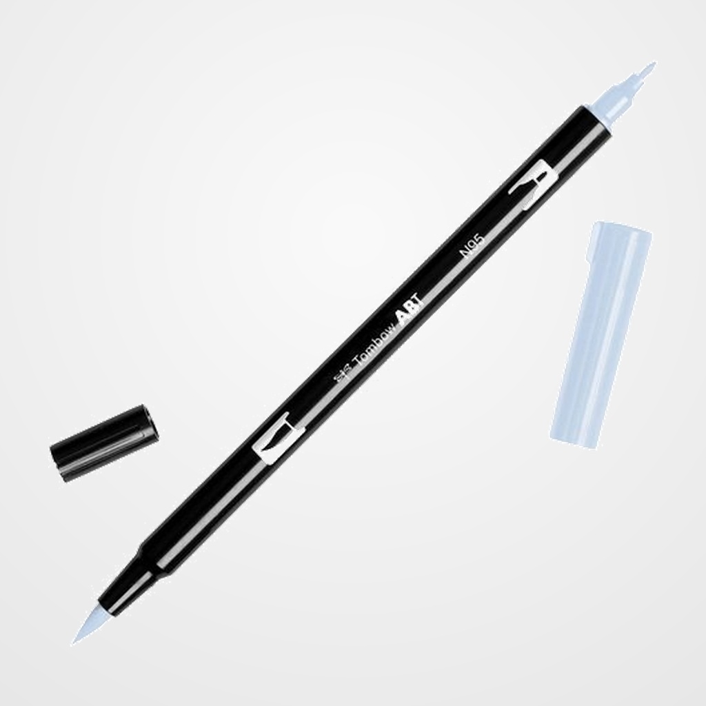 ROTULADOR TOMBOW DOBLE PUNTA PINCEL GRIS FRIO 1