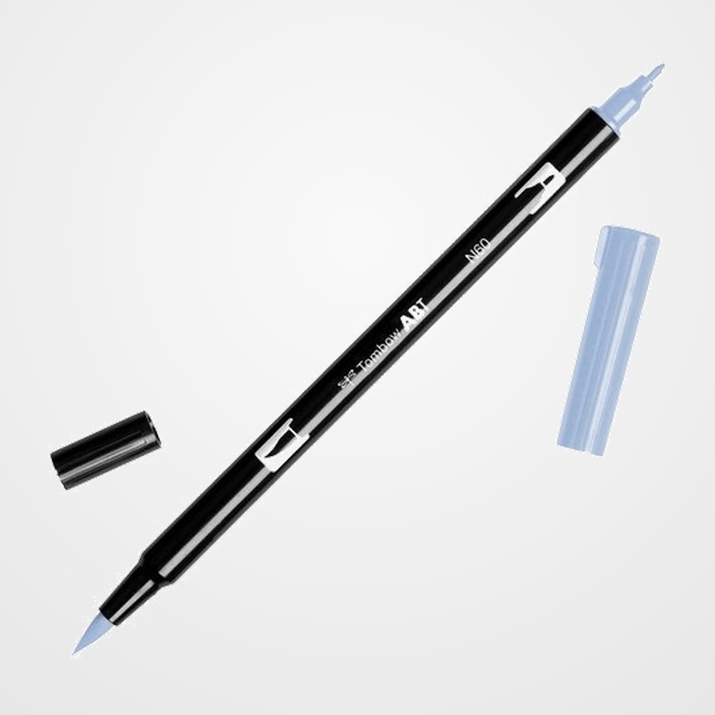 ROTULADOR TOMBOW DOBLE PUNTA PINCEL GRIS FRIO 6