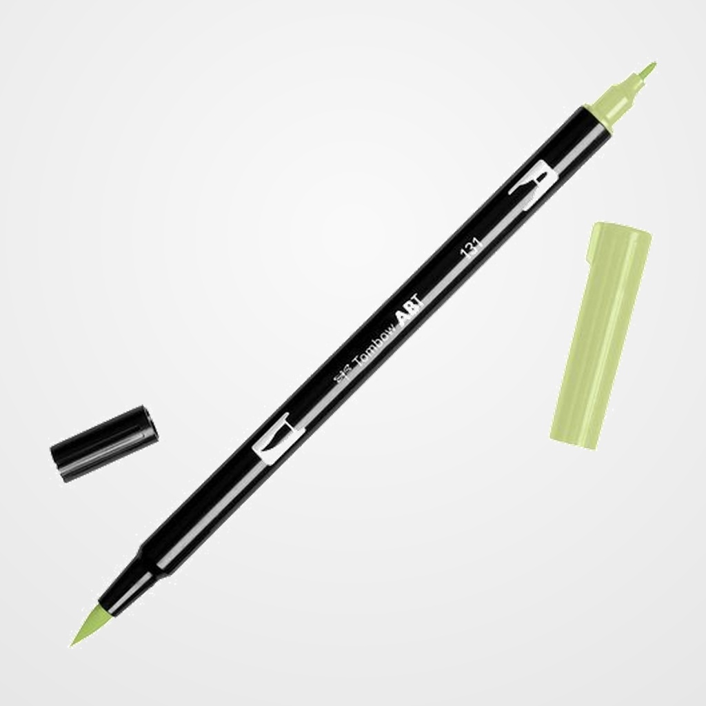 ROTULADOR TOMBOW DOBLE PUNTA PINCEL LEMON