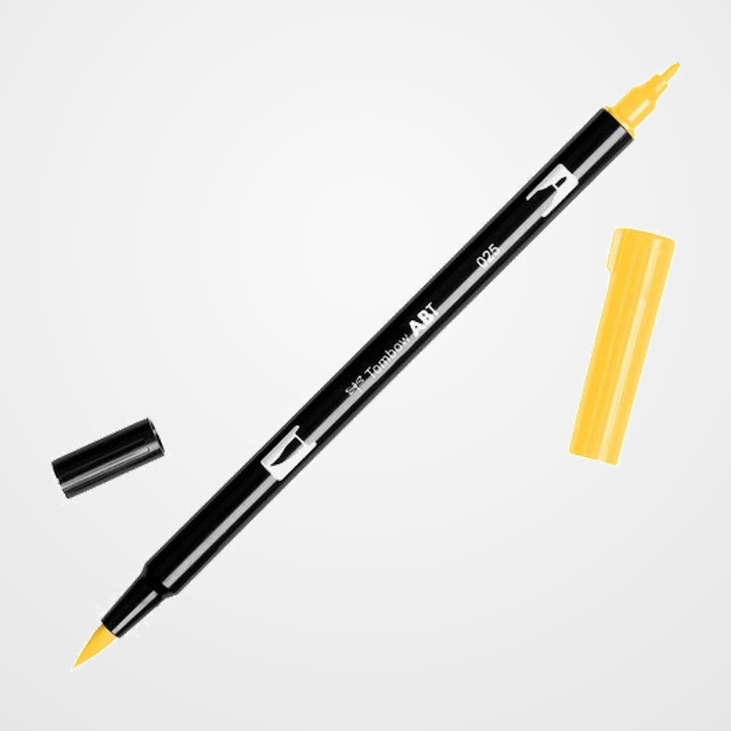 ROTULADOR TOMBOW DOBLE PUNTA PINCEL NARANJA CLARO