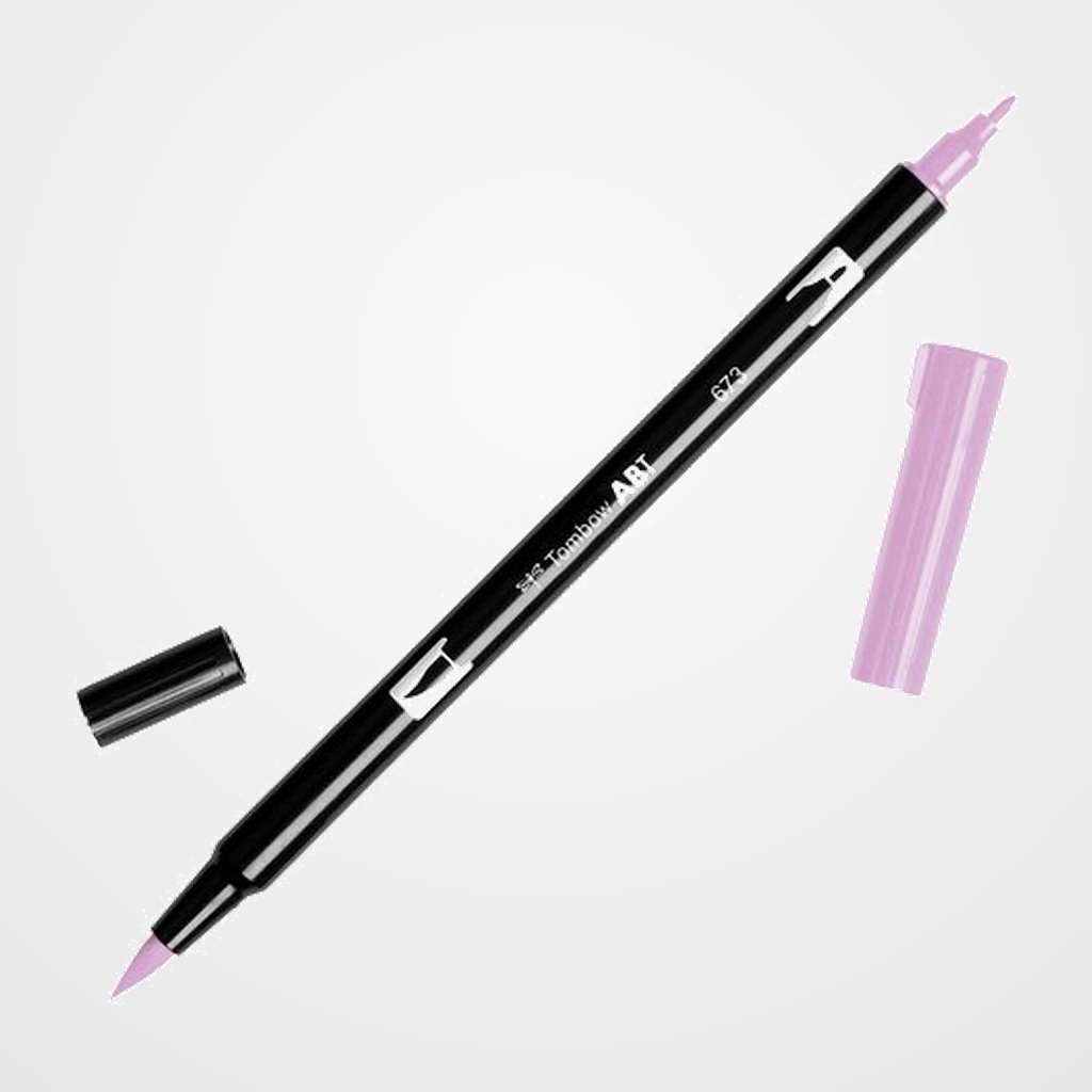 ROTULADOR TOMBOW DOBLE PUNTA PINCEL ORQUIDEA