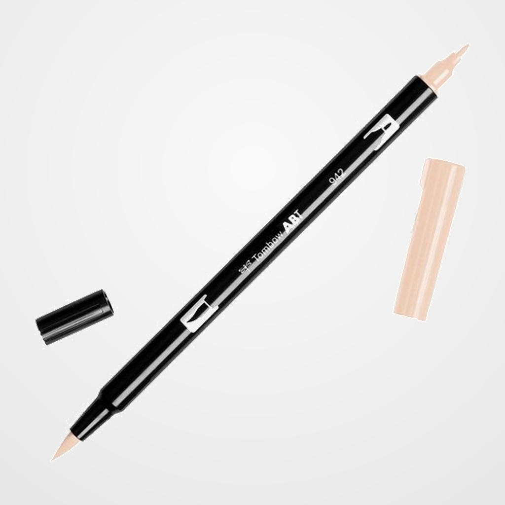 ROTULADOR TOMBOW DOBLE PUNTA PINCEL TAN