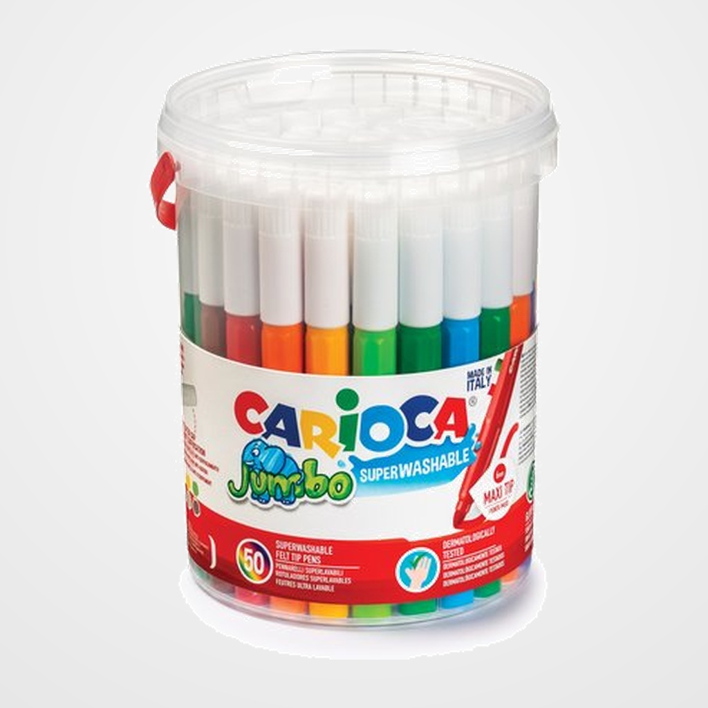 ROTUL.CARIOCA JUMBO MAXI SUPERLAVABLE BOTE de 50