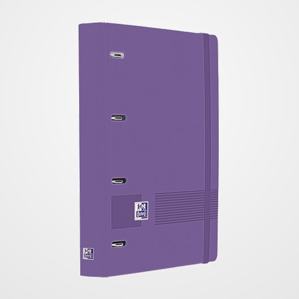 CARPEBLOC OXFORD SCHOOL EUROPEANBINDER LIVE&GO POLYFOAM A4+ 4 an.MIXTAS 35mm con RECAMBIO 100 hj. CUADRIC.5x5 LILA