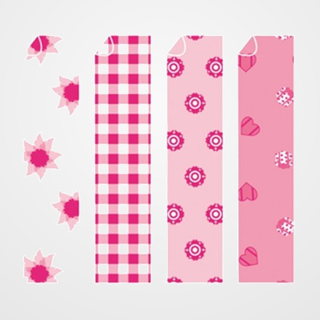 SCRAPBOOKING CARTULINA NIEFENVER IMPRESA 24x32 cm 180gr. ROSA-2 (4 mod.) BLISTER de 8