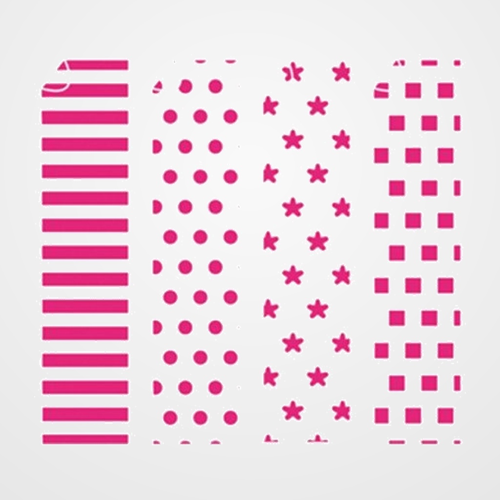SCRAPBOOKING CARTULINA NIEFENVER IMPRESA 24x32 cm 180gr. ROSA-3 (4 mod.) BLISTER de 8
