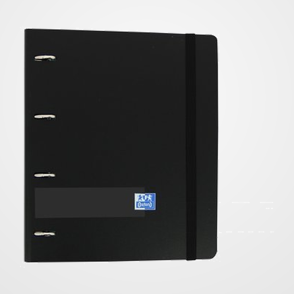 CARPEBLOC OXFORD SCHOOL EUROPEANBINDER LIVE&GO POLYFOAM A4+ 4 an.MIXTAS 35mm con RECAMBIO 100 hj. CUADRIC.5x5 NEGRO