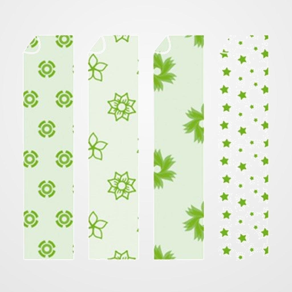 SCRAPBOOKING CARTULINA NIEFENVER IMPRESA 24x32 cm 180gr. VERDE-1 (4 mod.) BLISTER de 8