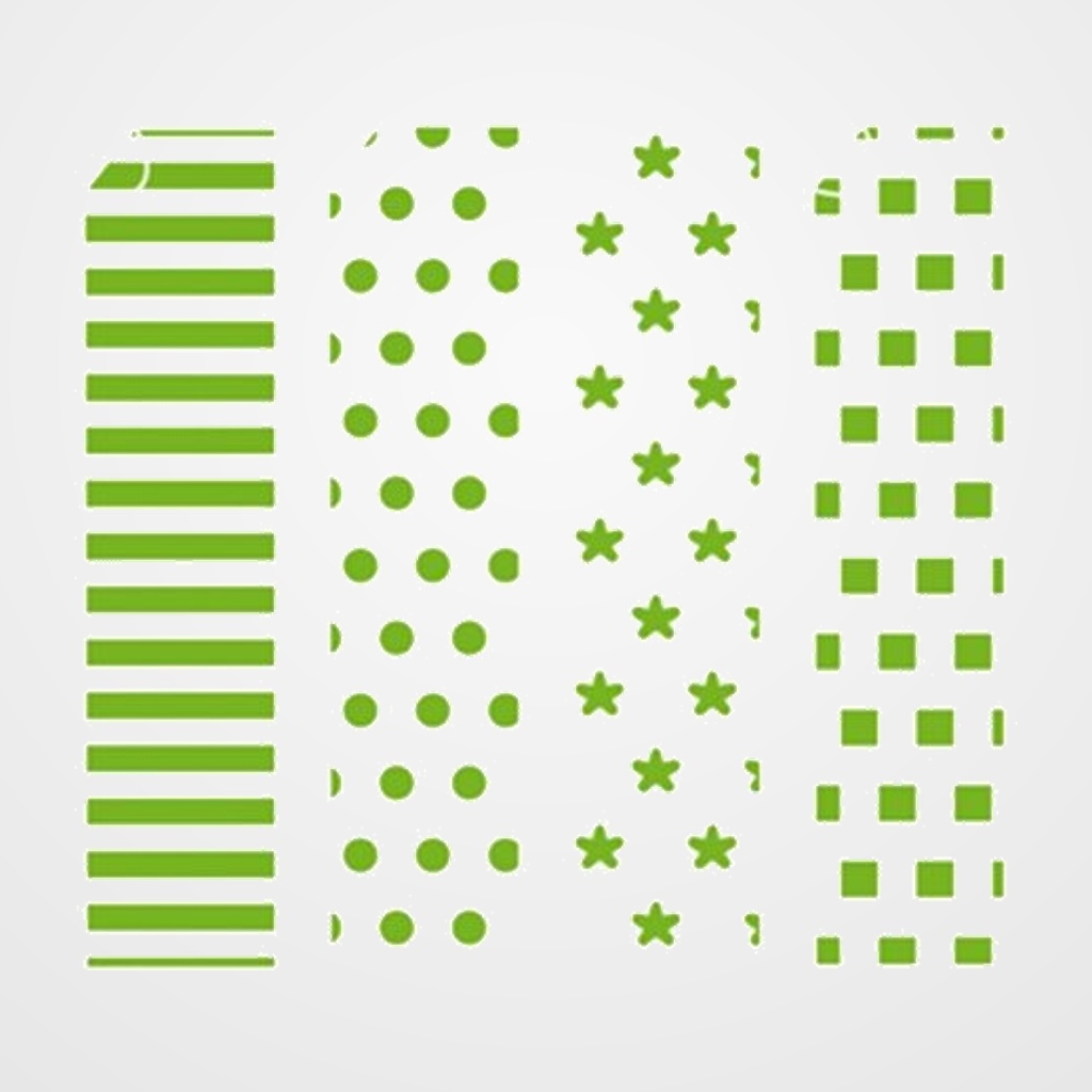 SCRAPBOOKING CARTULINA NIEFENVER IMPRESA 24x32 cm 180gr. VERDE-3 (4 mod.) BLISTER de 8