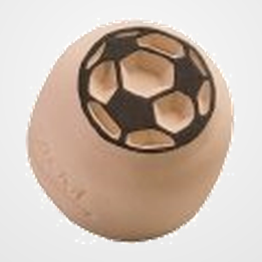 SELLO DE PIEDRA LADOT PARA TINTA DE TATTOS FUTBOL PEQUEÑO