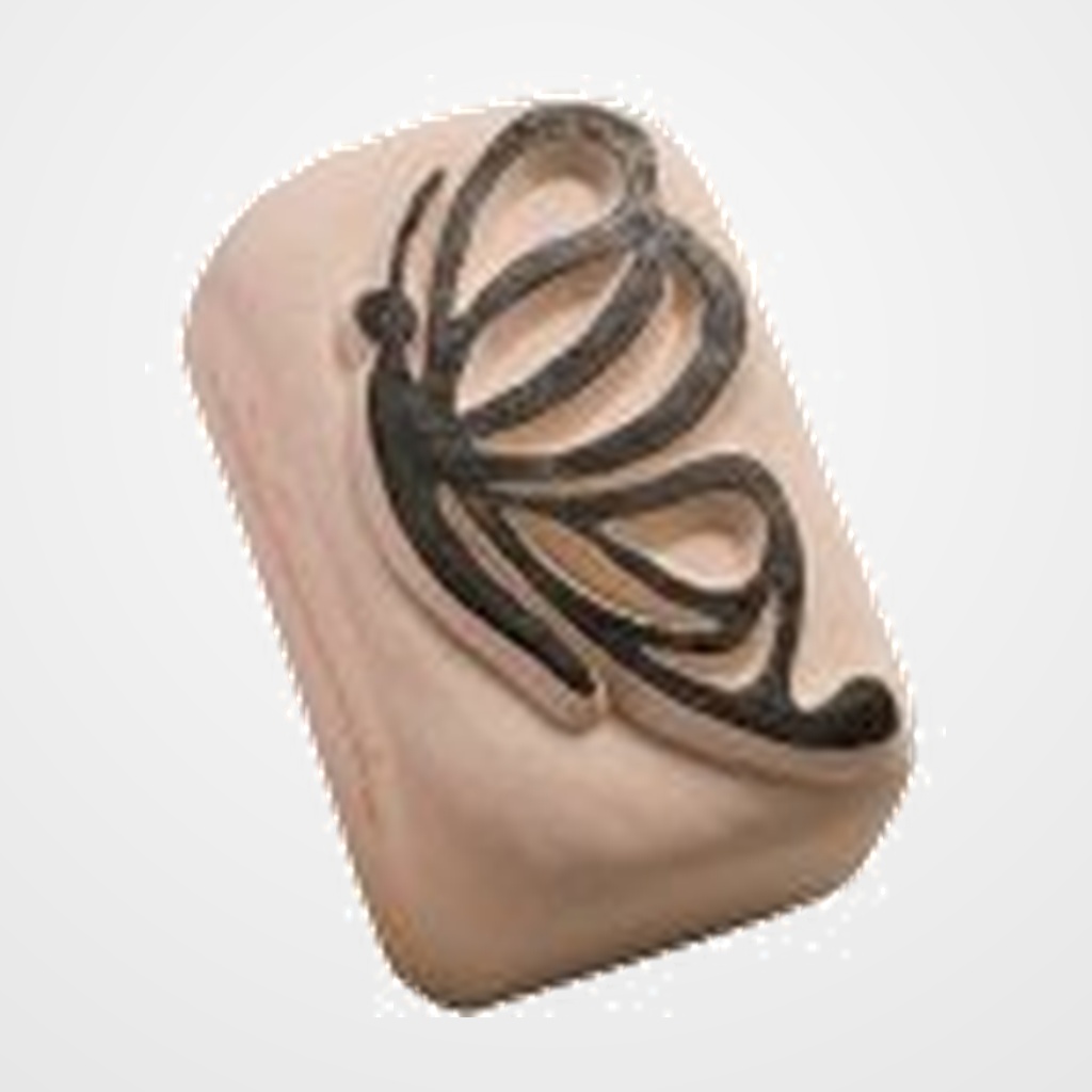 SELLO DE PIEDRA LADOT PARA TINTA DE TATTOS MARIPOSA MEDIANO