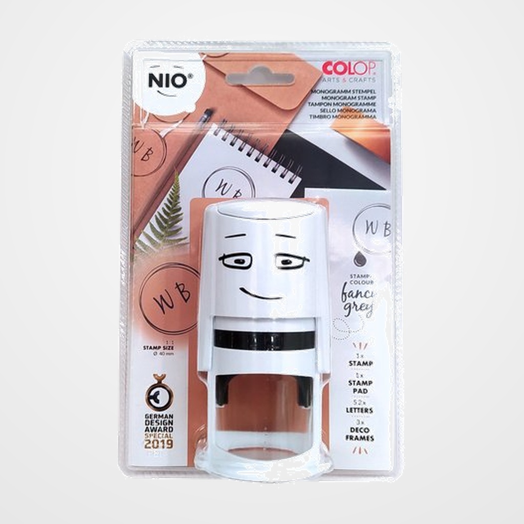 SELLO ent.AUT. COLOP NIO Ø40mm CON IMPRENTILLAS PARA OFICINA