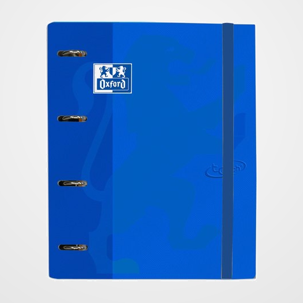 CARPEBLOC OXFORD SCHOOL EUROPEANBINDER TOUCH A4+ 4 an.MIXTAS 35mm con RECAMBIO 100 hj. CUADRIC.5x5 DENIM