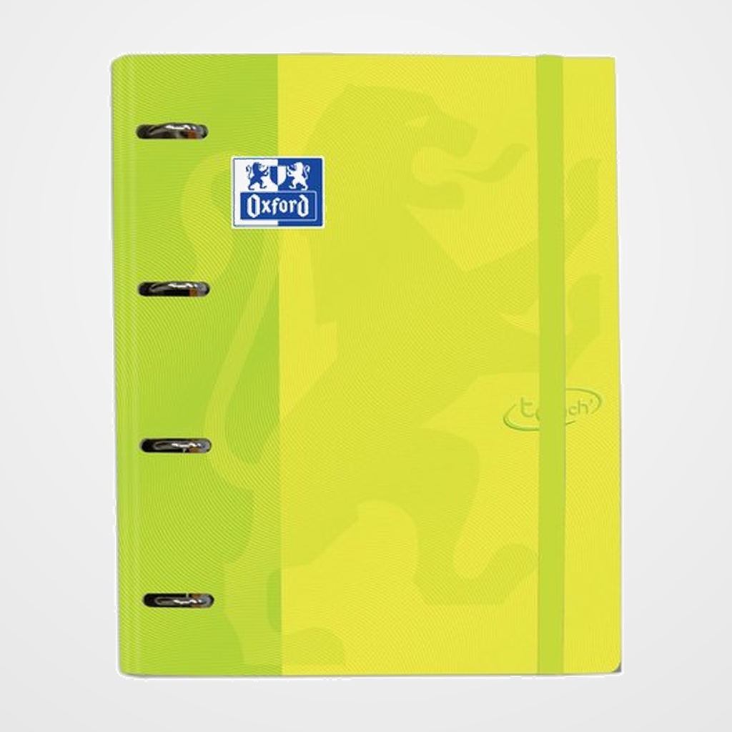 CARPEBLOC OXFORD SCHOOL EUROPEANBINDER TOUCH A4+ 4 an.MIXTAS 35mm con RECAMBIO 100 hj. CUADRIC.5x5 LIMA