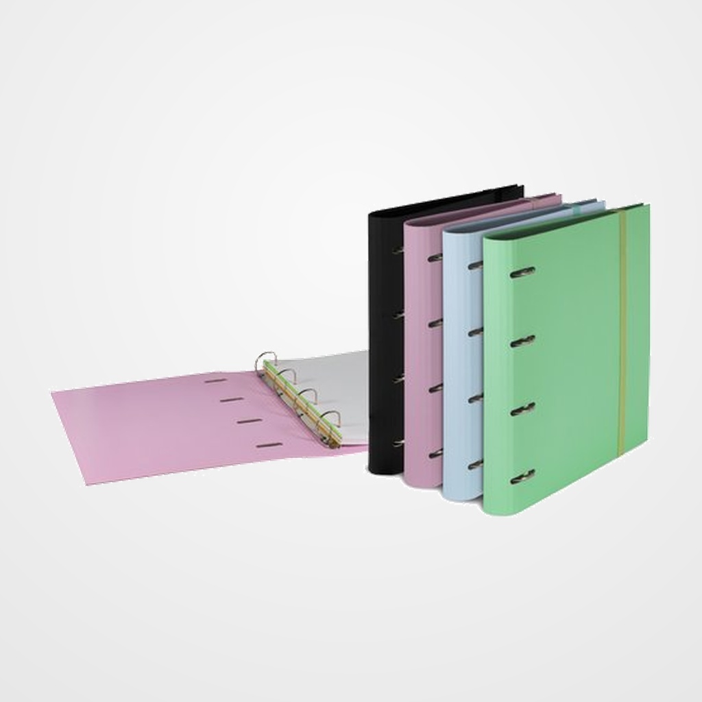 CARPEBLOC PARDO MINIMAL CARTON FORRADO 320x280 4 an.MIXTAS 35mm con REC. 120 hj. 90gr.CUADRIC. VERDE