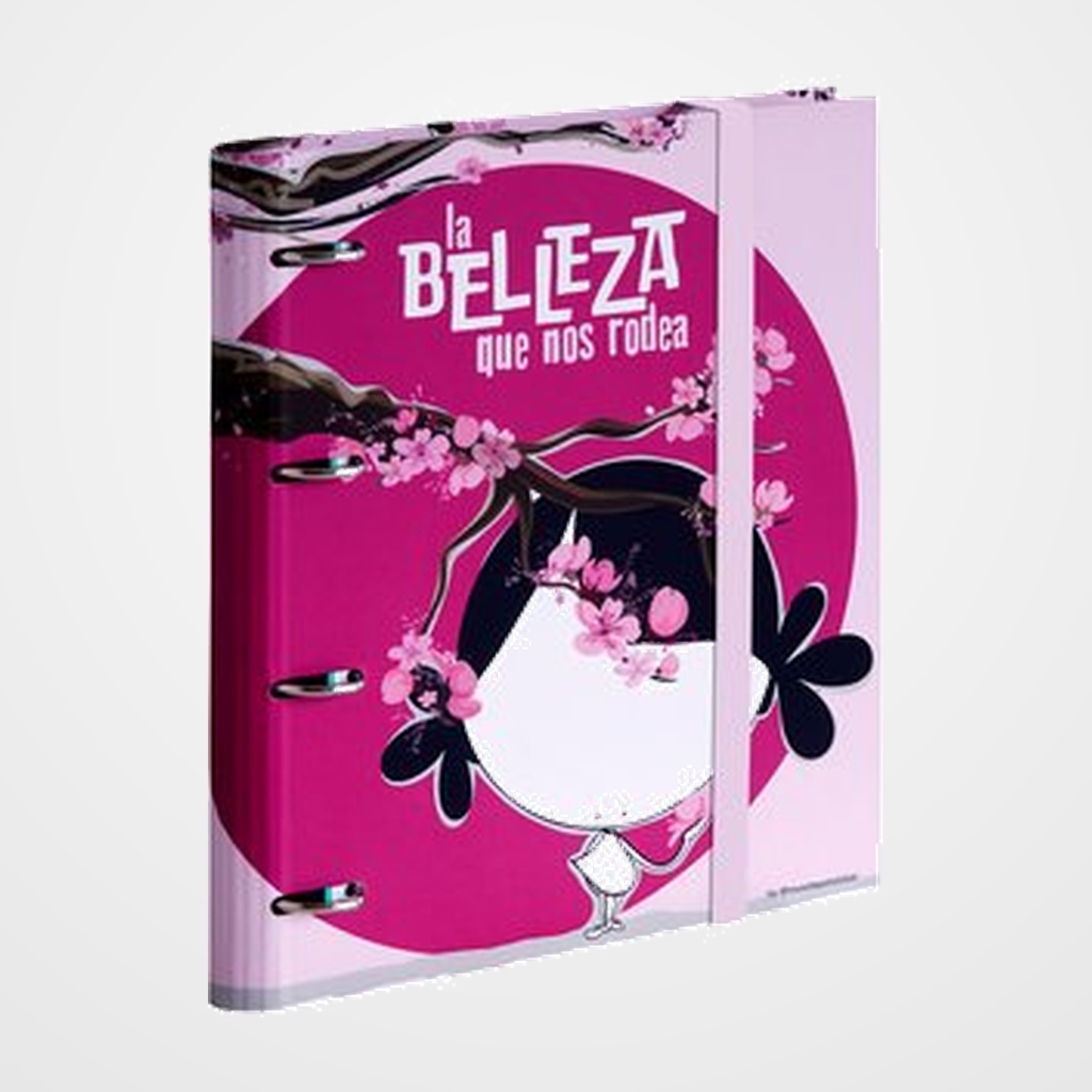 CARPEBLOC PARDO MUXOTE BELLEZA CARTON FORRADO 320x280 4 an.MIXTAS 35mm con REC. 120 hj. 90gr.CUADRIC.5x5 ROSA