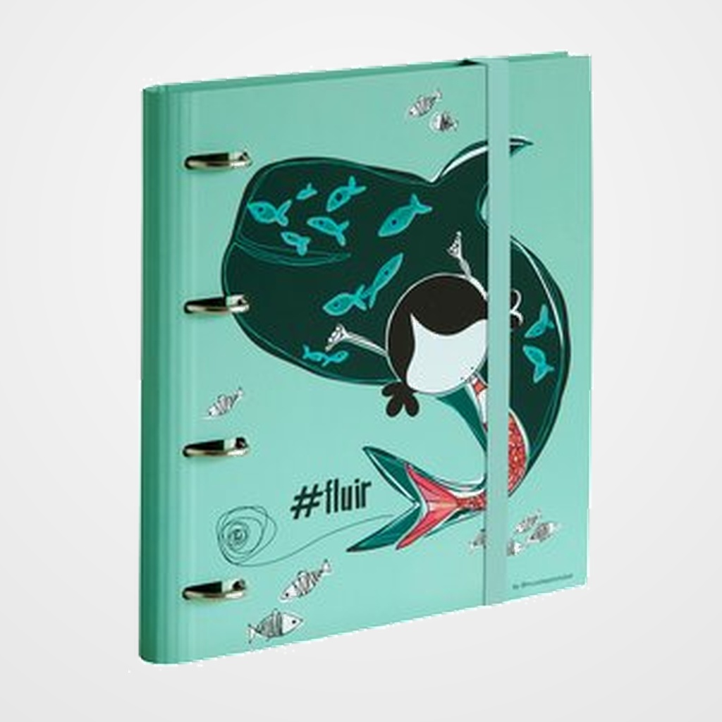 CARPEBLOC PARDO MUXOTE FLOW CARTON FORRADO 320x280 4 an.MIXTAS 35mm con REC. 120 hj. 90gr.CUADRIC.5x5 AZUL