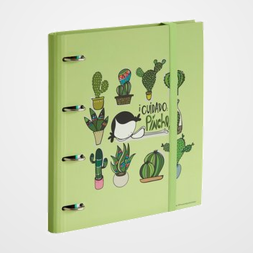 CARPEBLOC PARDO MUXOTE PINCHO CARTON FORRADO 320x280 4 an.MIXTAS 35mm con REC. 120 hj. 90gr.CUADRIC.5x5 VERDE