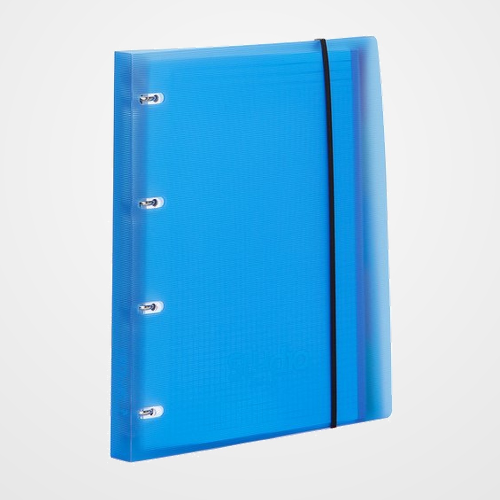 CARPEBLOC PARDO STUDIO STYLE A4 4 an.20mm con REC.100 hj. 90 gr. y SEPARADORES AZUL