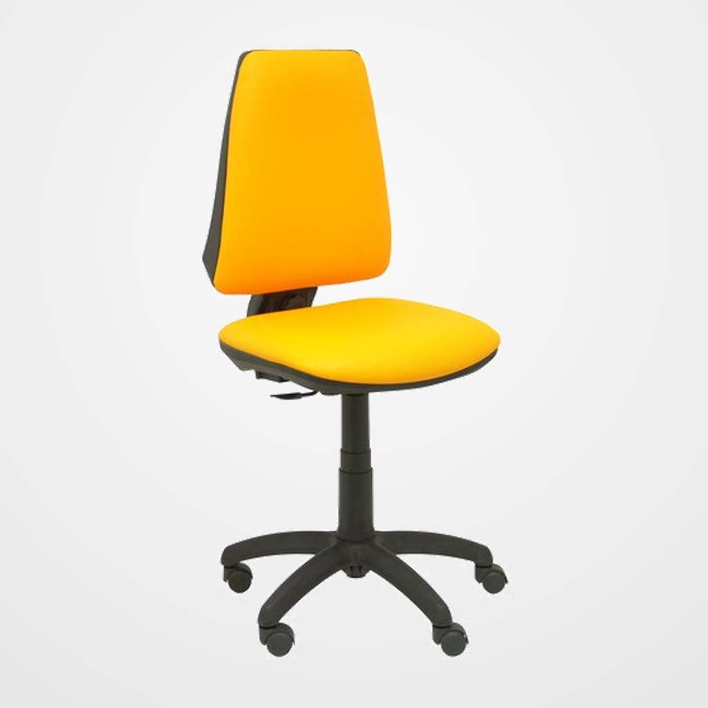 SILLA PIQUERAS Y CRESPO ELCHE CP MECANISMO CONTACTO PERMANENTE CON REGULACION DE PROFUNDIDAD ASIENTO Y RESPALDO TAPIZADO SIMILPIEL NARANJA