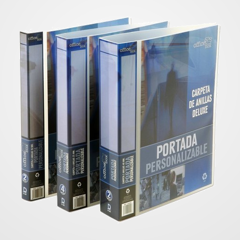 CARPETA CANGURO OFFICE BOX PP TRANS. A4 2 an.40mm