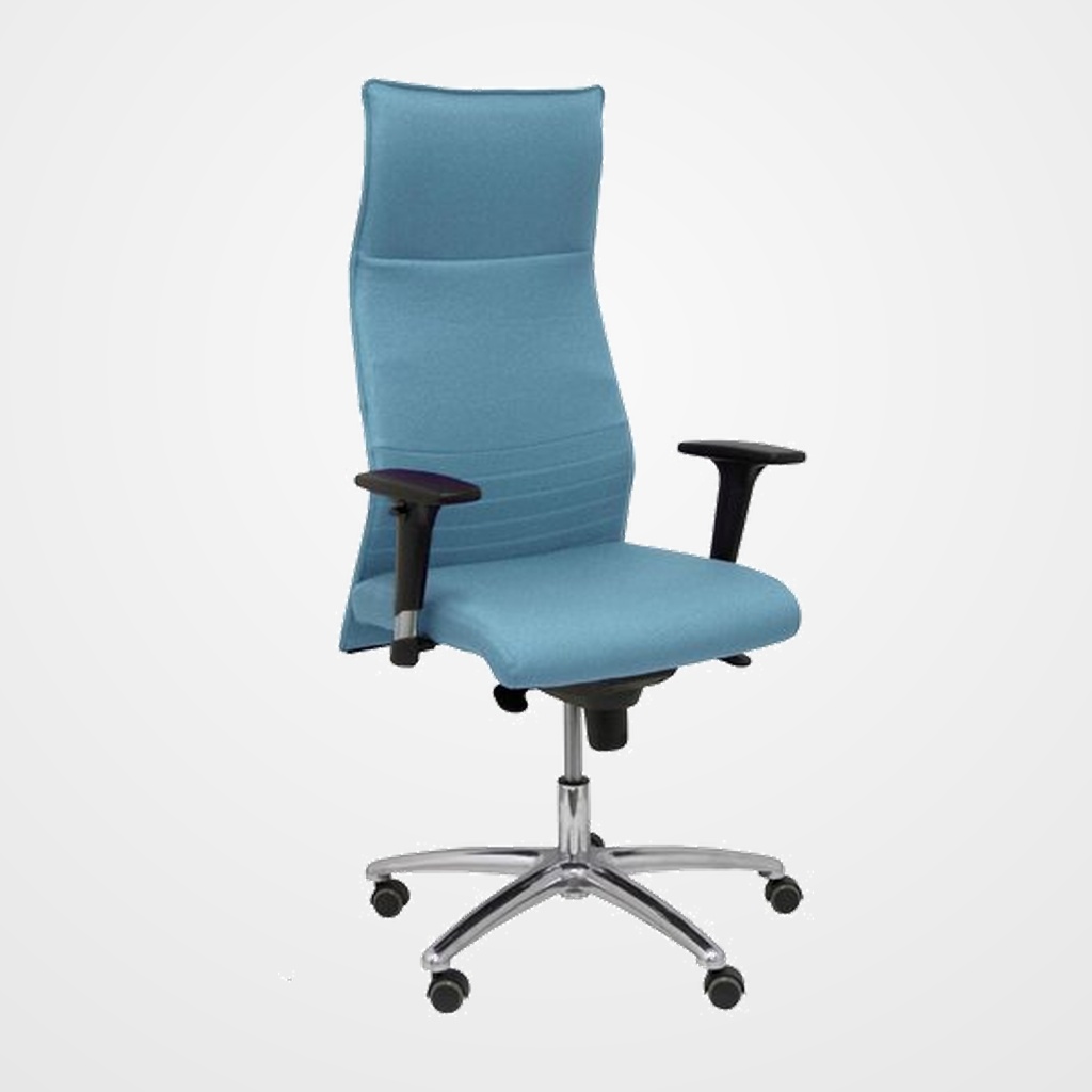 SILLON PIQUERAS Y CRESPO ALBACETE DIRECCION USO INTENSIVO (8H) BRAZOS REGULABLES MECANISMO SINCRO TAPIZADO BALI AZUL CIELO