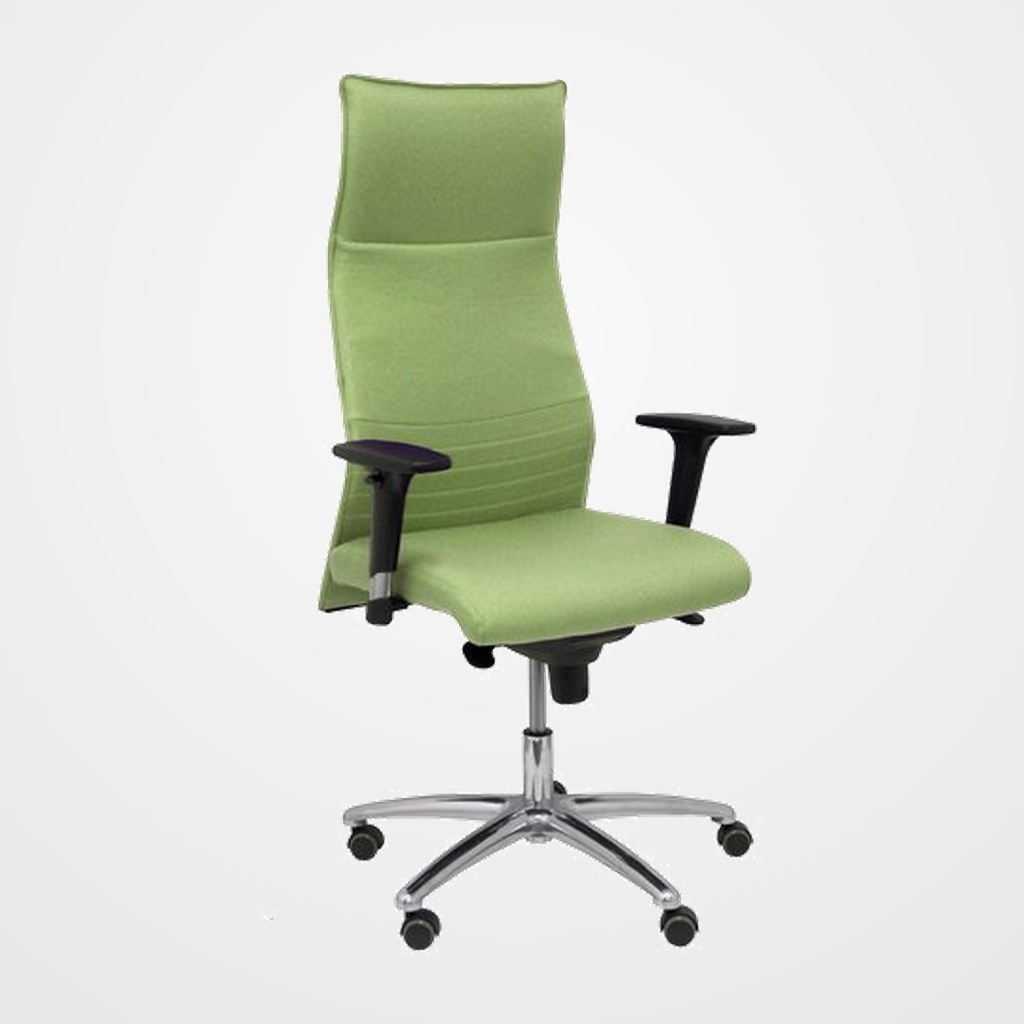 SILLON PIQUERAS Y CRESPO ALBACETE DIRECCION USO INTENSIVO (8H) BRAZOS REGULABLES MECANISMO SINCRO TAPIZADO BALI VERDE OLIVA