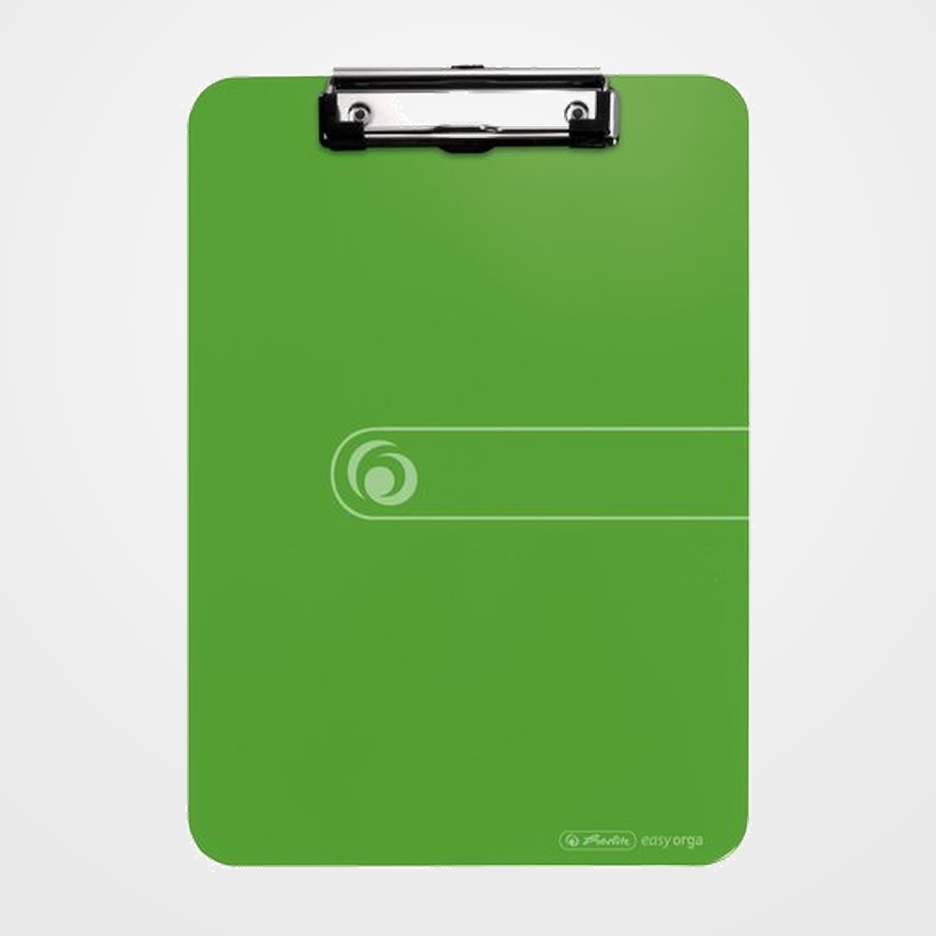 CARPETA con PINZA PORTABLOCS  HERLITZ A4 VERDE (11226610)